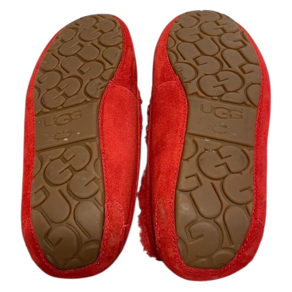 UGG Women's Red Cozy Moccasin Slippers - Picture 8 of 10
